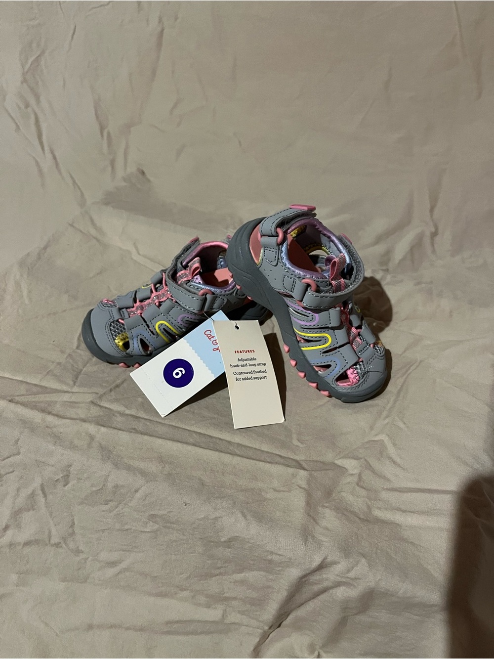 NWT Cat & Jack Sandal size 6